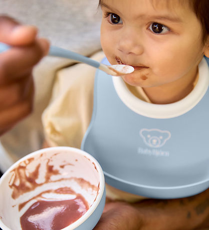 BabyBjörn Spisesæt - 3 Dele - Pastelblå BabyBjörn Spisesæt - 3 Dele - Pastelblå