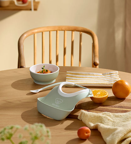BabyBjörn Spisesæt - 3 Dele - Pastelgrøn BabyBjörn Spisesæt - 3 Dele - Pastelgrøn
