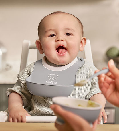 BabyBjörn Spisesæt - 3 Dele - Grå BabyBjörn Spisesæt - 3 Dele - Grå