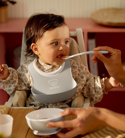 BabyBjörn Spisesæt - 3 Dele - Grå BabyBjörn Spisesæt - 3 Dele - Grå