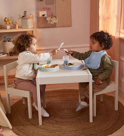 BabyBjörn Spisesæt - 8 Dele - Pastelblå