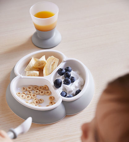 BabyBjörn Spisesæt - 8 Dele - Grå