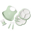 BabyBjörn Dinner Set - 8 Parts - Pastel Green