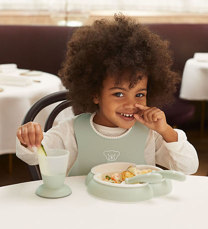 BabyBjörn Spisesæt - 5 Dele - Pastelgrøn BabyBjörn Spisesæt - 5 Dele - Pastelgrøn