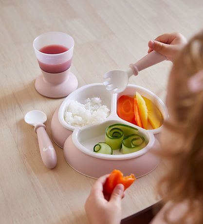 BabyBjörn Spisesæt - 8 Dele - Lyserød BabyBjörn Spisesæt - 8 Dele - Lyserød