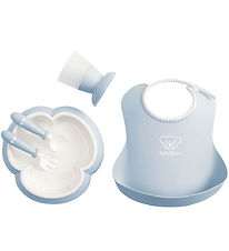 BabyBjörn Spisesæt - 5 Dele - Pastelblå BabyBjörn Spisesæt - 5 Dele - Pastelblå