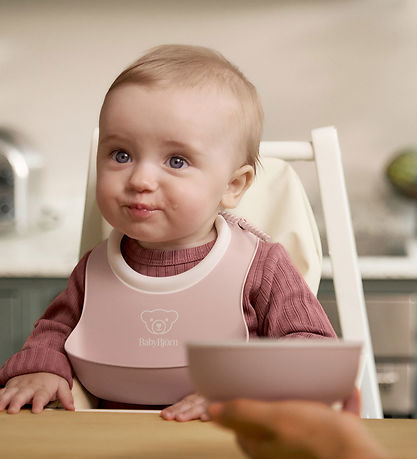 BabyBjörn Spisesæt - 3 Dele - Lyserød BabyBjörn Spisesæt - 3 Dele - Lyserød