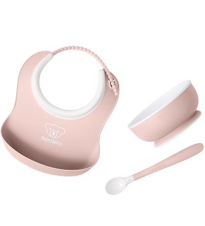 BabyBjörn Spisesæt - 3 Dele - Lyserød BabyBjörn Spisesæt - 3 Dele - Lyserød