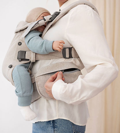 BabyBjörn Lommer til Bæresele - Vævet Melange - Lys Beige BabyBjörn Lommer til Bæresele - Vævet Melange - Lys Beige
