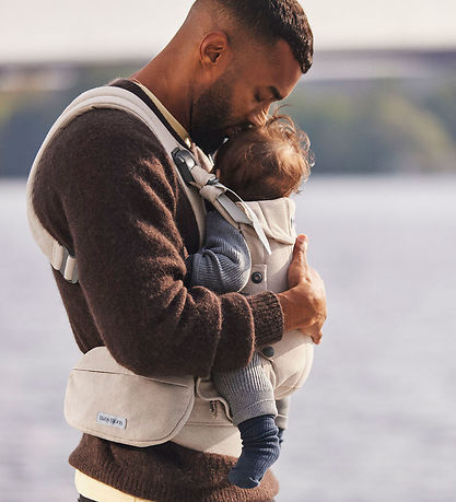 BabyBjörn Lommer til Bæresele - Vævet Melange - Lys Beige