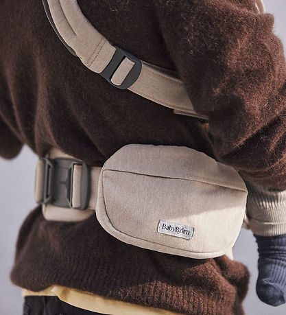 BabyBjörn Lommer til Bæresele - Vævet Melange - Lys Beige BabyBjörn Lommer til Bæresele - Vævet Melange - Lys Beige