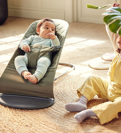 BabyBjörn Skråstol - Bliss - Classic Quiltet - Mørkegrøn
