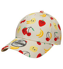 New Era Kasket - 9Forty - Fruit - Light Beige New Era Kasket - 9Forty - Fruit - Light Beige