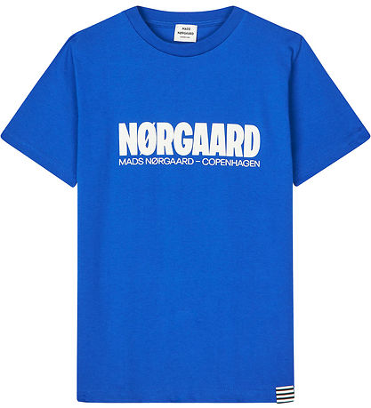 Mads Nørgaard T-shirt - Printed Thorlino - Surf The Web m. Logo