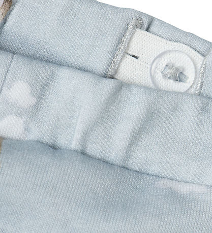 Name It Bukser - NbmHelp - Pearl Blue m. Print Name It Bukser - NbmHelp - Pearl Blue m. Print