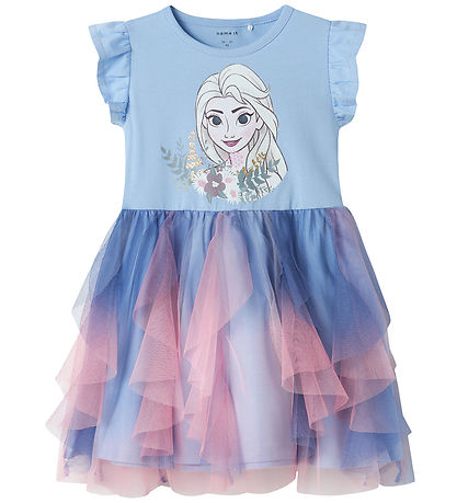 Name It Kjole - Tyl - NmfAblina Frozen - Serenity