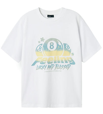 LMTD T-shirt - NlmFeelin - Bright White
