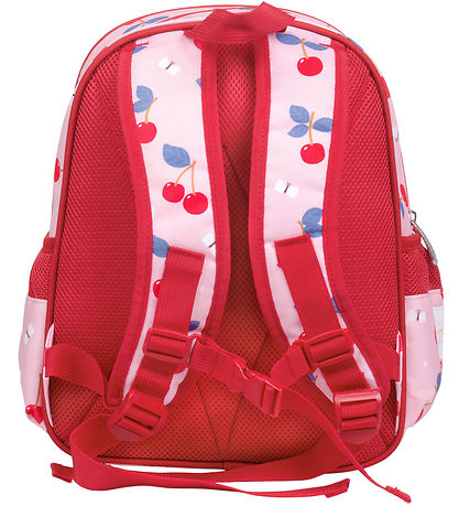 A Little Lovely Company Børnehavetaske m. Termolomme - Kirsebær A Little Lovely Company Børnehavetaske m. Termolomme - Kirsebær