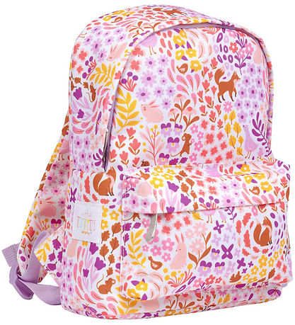 A Little Lovely Company Børnehavetaske - Flower Garden A Little Lovely Company Børnehavetaske - Flower Garden