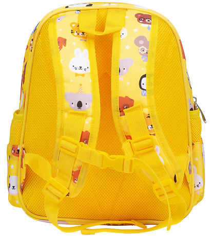 A Little Lovely Company Børnehavetaske m. Termolomme - Animal Fr A Little Lovely Company Børnehavetaske m. Termolomme - Animal Fr