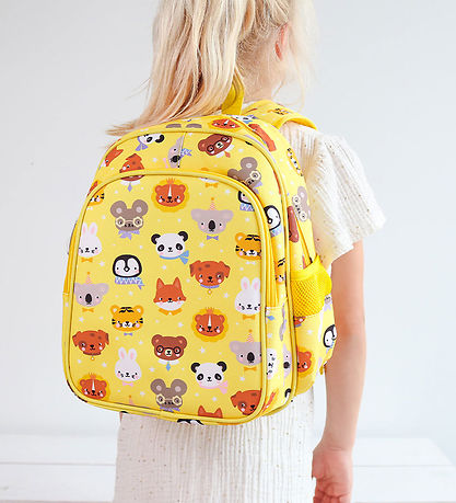 A Little Lovely Company Børnehavetaske m. Termolomme - Animal Fr