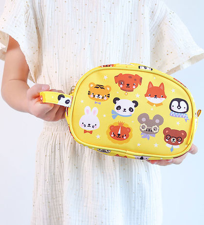 A Little Lovely Company Toilettaske - Animal Friends A Little Lovely Company Toilettaske - Animal Friends