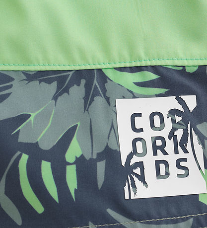 Color Kids Badeshorts - Colorblock - Green Ash m. Print Color Kids Badeshorts - Colorblock - Green Ash m. Print