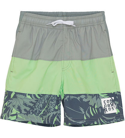 Color Kids Badeshorts - Colorblock - Green Ash m. Print Color Kids Badeshorts - Colorblock - Green Ash m. Print