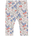 Name It Leggings - Modal - NmfHaile - Bright White m. Blomster