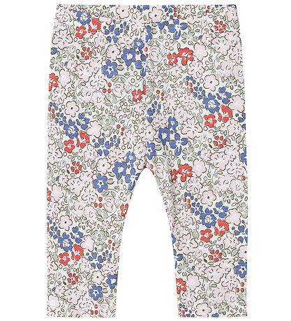 Name It Leggings - Modal - NmfHaile - Bright White m. Blomster Name It Leggings - Modal - NmfHaile - Bright White m. Blomster