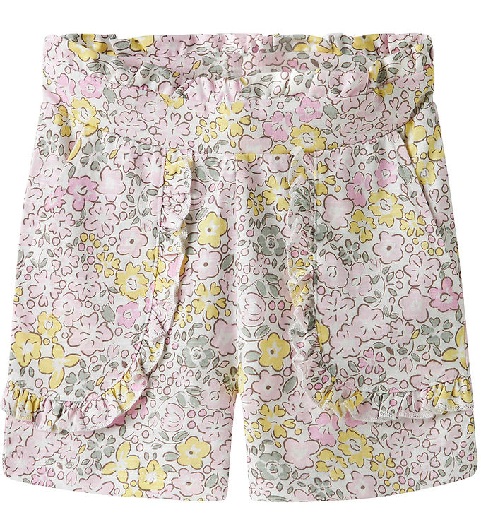 Name It Shorts - Modal - NmfHaile - Bright White/Lemon Meringue