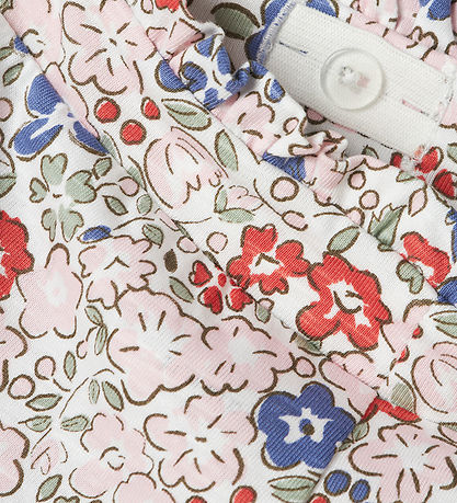 Name It Shorts - Modal - NmfHaile - Bright White m. Blomster