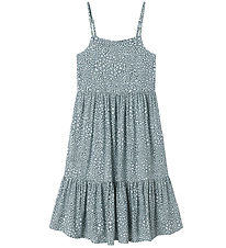 Name It Kjole - NkfJilli - Aqua Gray/Leo Name It Kjole - NkfJilli - Aqua Gray/Leo