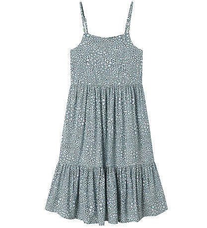 Name It Kjole - NkfJilli - Aqua Gray/Leo Name It Kjole - NkfJilli - Aqua Gray/Leo