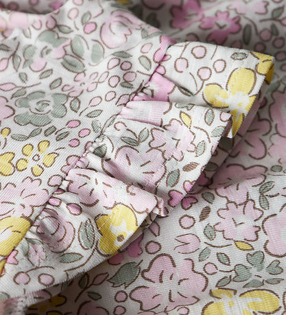 Name It Kjole - Modal - NmfHaile - Bright White/Lemon Meringue