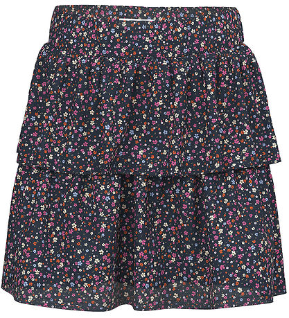 Name It Nederdel - Noos - NkfVinaya - Navy Blazer/Color Flower