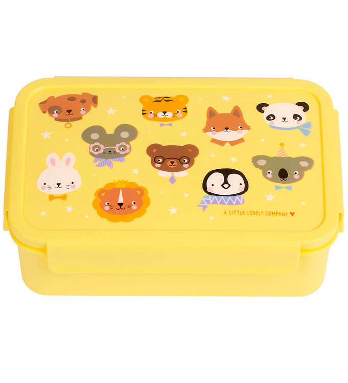 A Little Lovely Company Madkasse - Bento - Animal Friends
