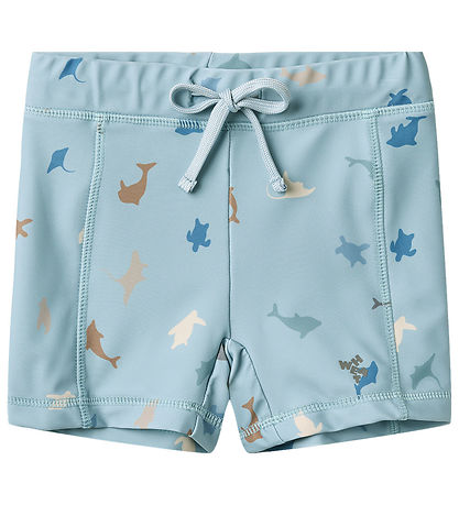 Wheat Badebukser - Ulrik - UV40+ - Soft Blue Sea Life Wheat Badebukser - Ulrik - UV40+ - Soft Blue Sea Life