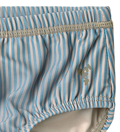 Wheat Swim Diaper - Philip - UV40+ - Blue Swim Stripe
