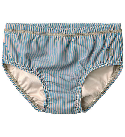 Wheat Swim Diaper - Philip - UV40+ - Blue Swim Stripe