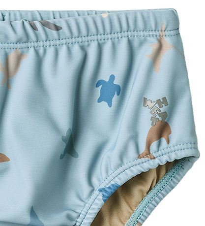 Wheat Blebadebukser - Philip - UV40+ - Soft Blue Sea Life Wheat Blebadebukser - Philip - UV40+ - Soft Blue Sea Life