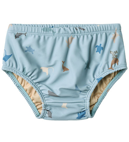Wheat Blebadebukser - Philip - UV40+ - Soft Blue Sea Life Wheat Blebadebukser - Philip - UV40+ - Soft Blue Sea Life