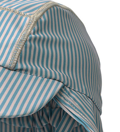 Wheat Badehat - Tonga - UV40+ - Blue Swim Stripe