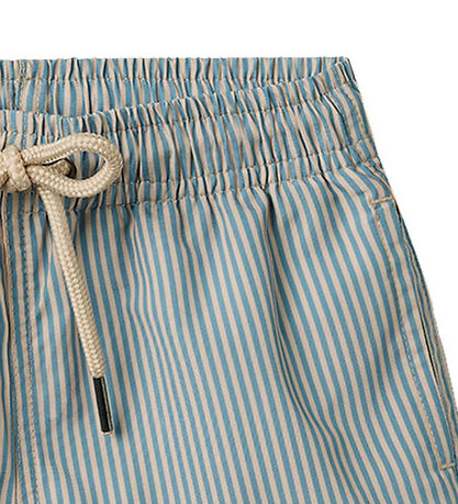 Wheat Badeshorts - Hansi - Blue Swim Stripe