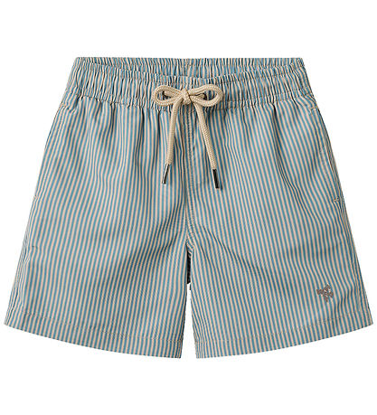 Wheat Badeshorts - Hansi - Blue Swim Stripe