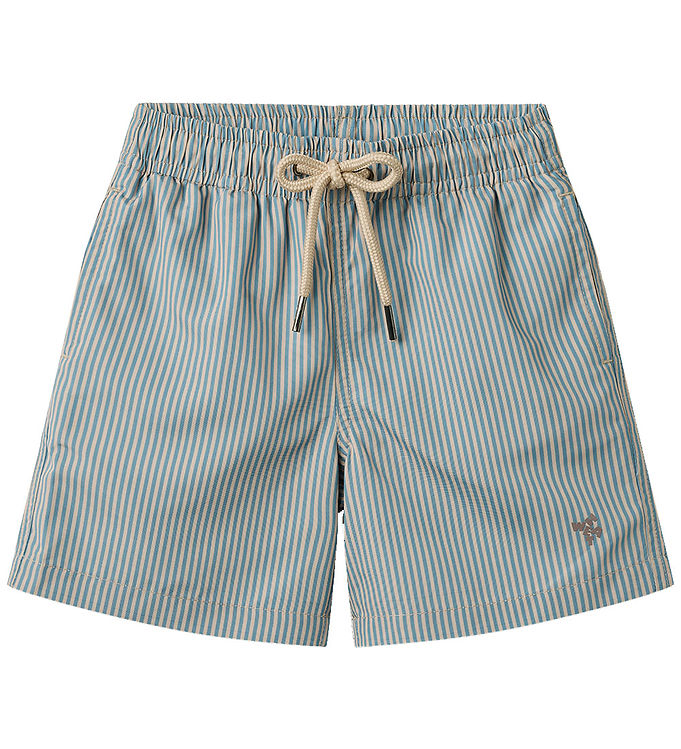 Wheat Badeshorts - Hansi - Blue Swim Stripe
