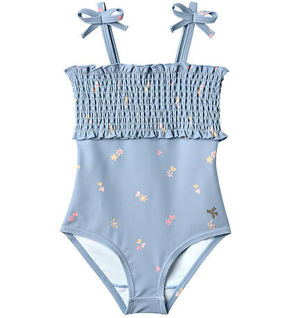 Wheat Swimsuit - Selma - UV40+ - Morning Sky Hearts