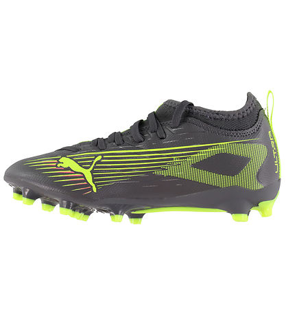 Puma Fodboldstøvler - Ultra 5 Match FG/AG Jr - Silver Yellow/Age Puma Fodboldstøvler - Ultra 5 Match FG/AG Jr - Silver Yellow/Age