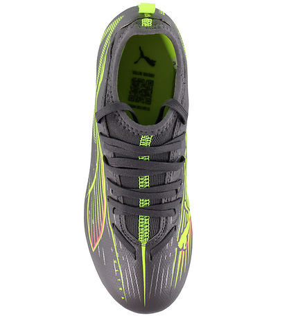 Puma Fodboldstøvler - Ultra 5 Match FG/AG Jr - Silver Yellow/Age