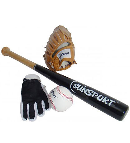 Bex Sport BaseBallsæt - SunSport - 4 Dele